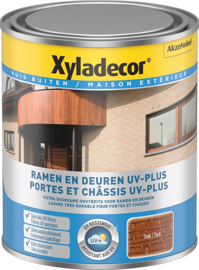 Xyladecor - Ramen & Deuren Uv-Plus - Teak - 0,75 L
