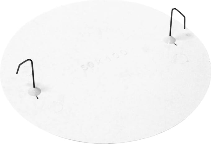 BeMatik - Ronde kap van logbox voor een kast met een diameter van 80 mm