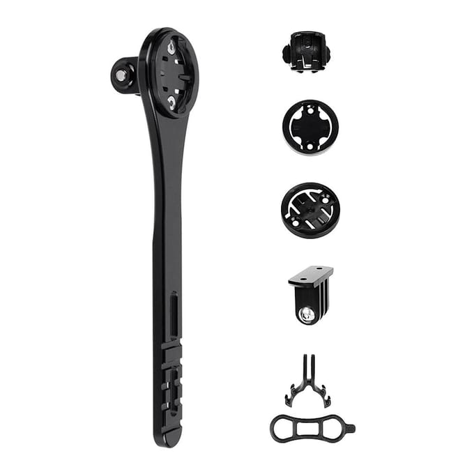 Racefiets Stuurcomputerhouder voor Garmin/Cateye/Bryton Fietscomputer Sportcamera zwart