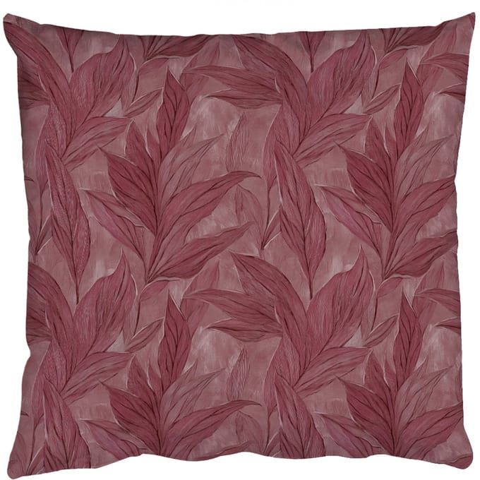 Sierkussens - Kussentjes Woonkamer - 40x40 cm - Bladeren - Patroon - Paars