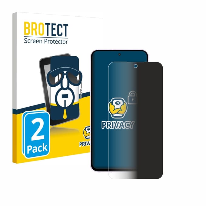 BROTECT - privacy screenprotector voor Samsung Galaxy A56 5G - Folie Beschermfolie Blauwlichtfilter 2 Stuks