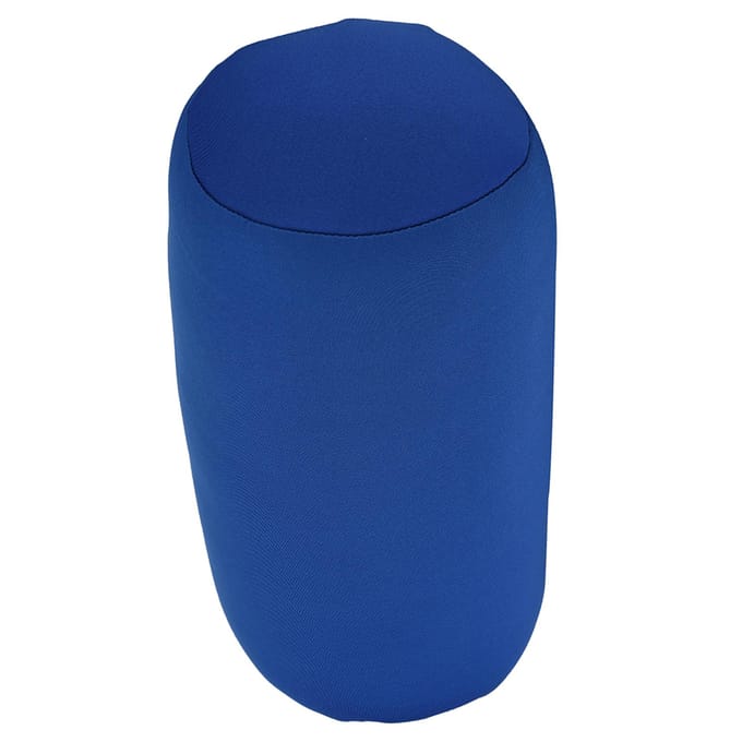Microkraal Rugkussen Rol Sierkussen Huis Slapen Neksteun Comfortabel Blauw blue