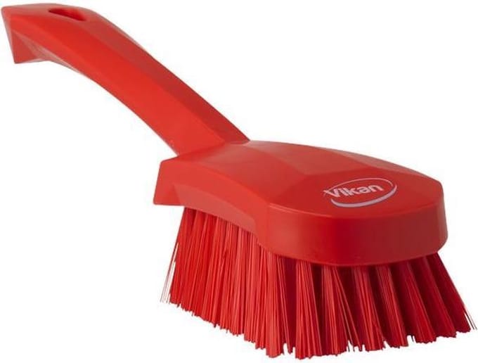 Vikan 41924 Handborstel - Korte Steel - 270 mm - Harde Polyester Haren