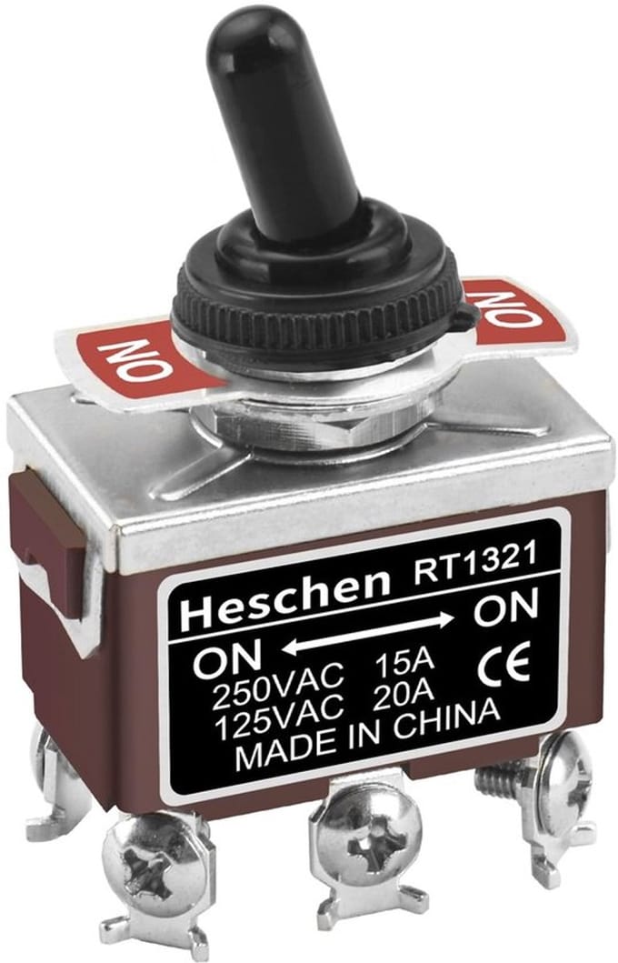 Allecto - Metal Toggle Switch - Schakelaar - Waterdichte Bediening