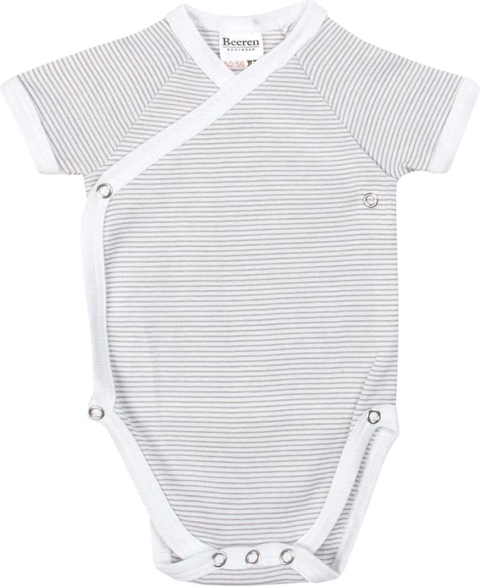 Beeren Bodywear Unisex Romper - Grijs - Maat 62/68