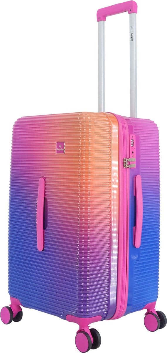 Saxoline Twist Trunk Harde Reiskoffer 68 cm – Fuchsia - Fuchsia / Medium