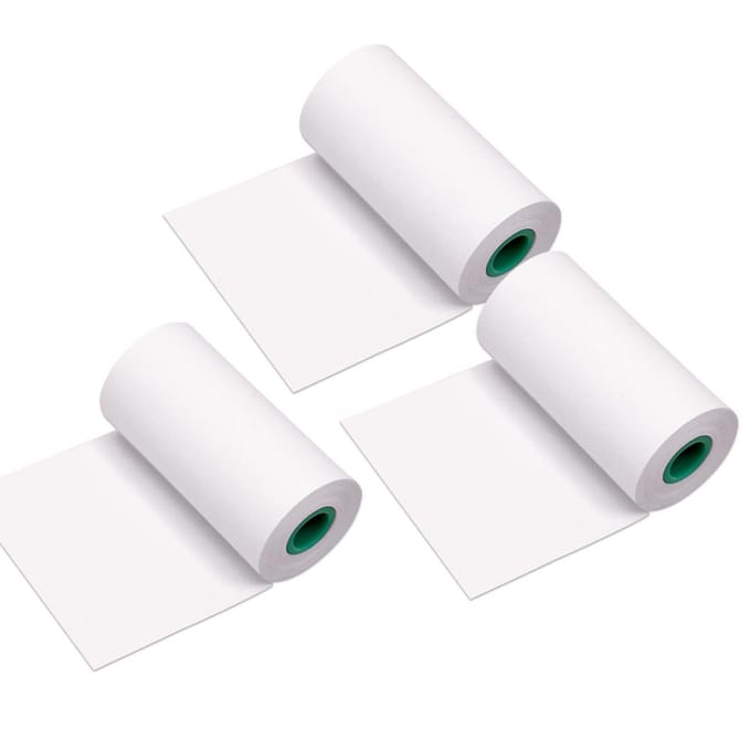 10 jaar duurzaam 3*thermisch papier voor Peripage A6/A8/P6 Paperang P1/P2 No Adhesive&3 Rolls wit