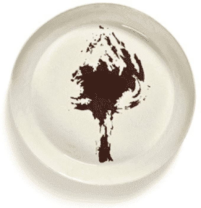 Serax - Ottolenghi Feast - Serveerschaal L - Wit/Zwart - 44 Ø