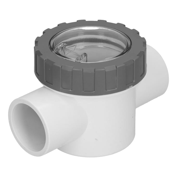 PVC Terugslagklep Zwembad Transparante Terugslagklep Vervangingsaccessoires(V401A ) gray