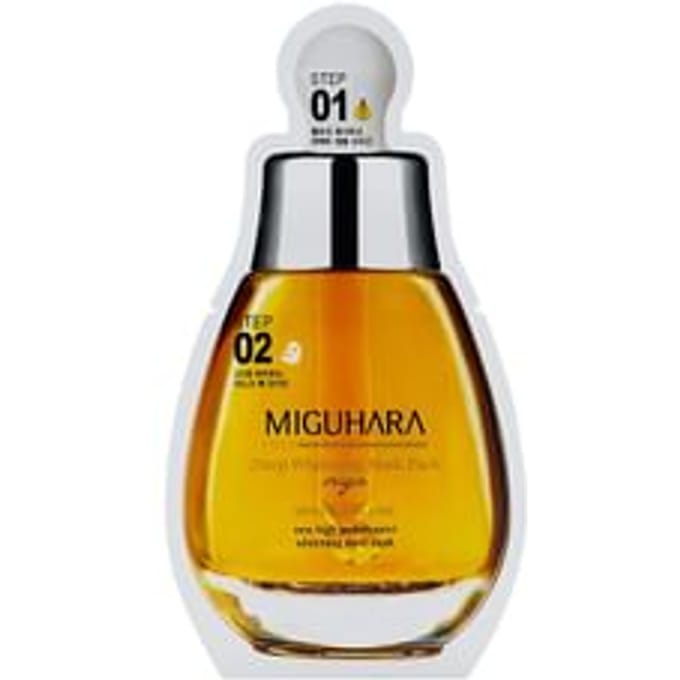 MIGUHARA - 2 Step Whitening Mask Pack Origin - Sheetmasker