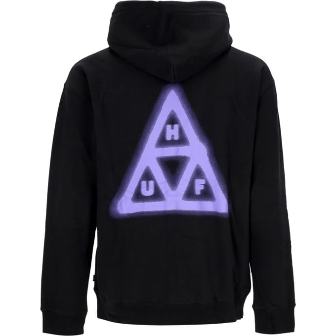 Horus herenhoodie met volledige ritssluiting zwart