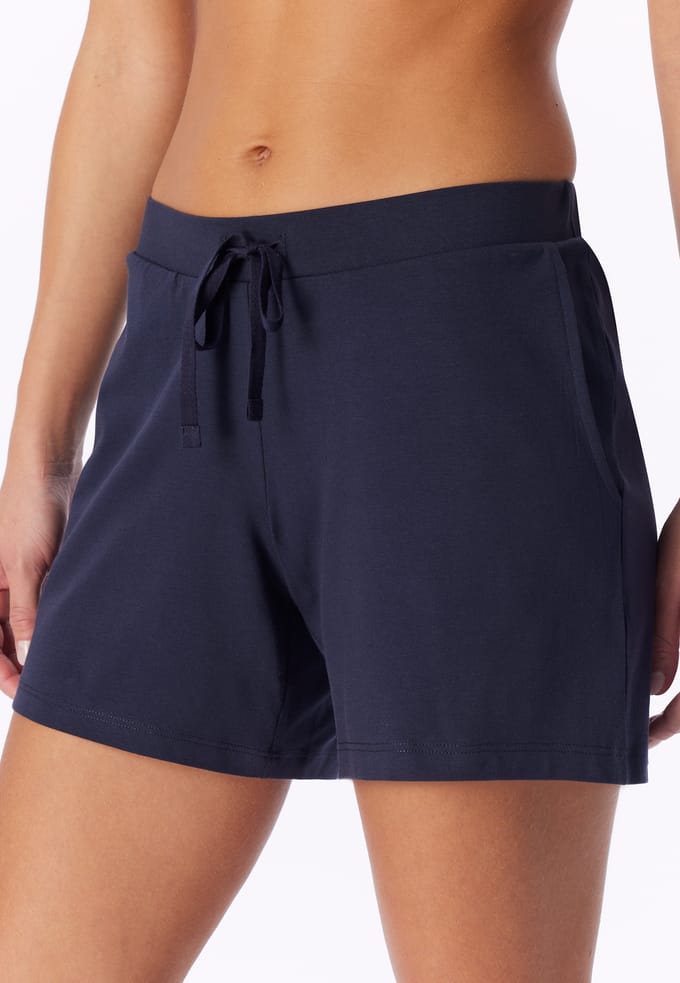 Regular fit pyjama-short uit katoenmix