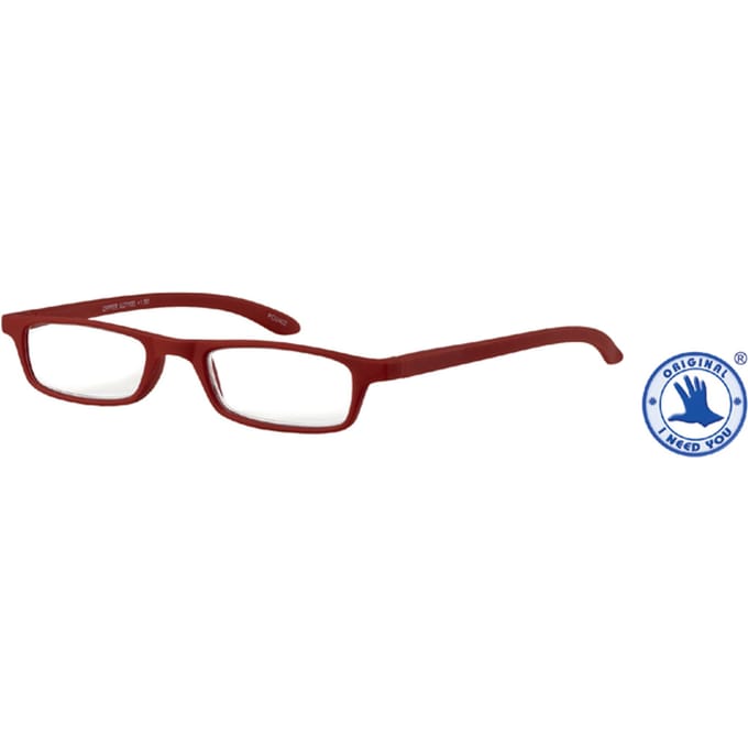 ZIPPER G27100 rot Kunststoffbrille im Etui Federtechnik +1.50 dpt