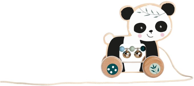 Eichhorn - Wooden Pull Animal Panda