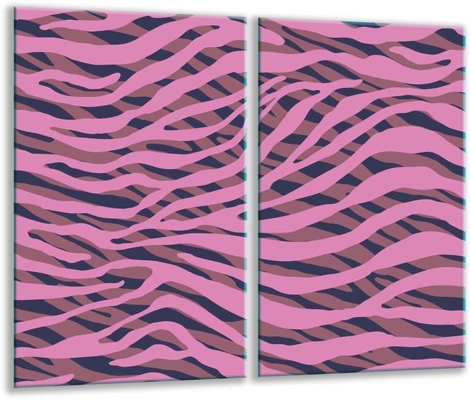 TMK ArtDeko Serie - Glazen Snijplank - 2x 30x52 cm - Inductie