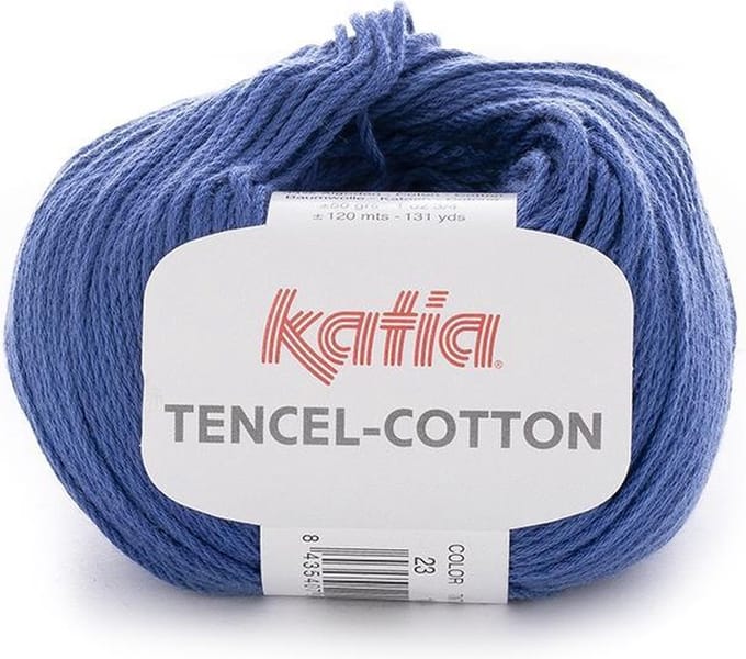 Katia Tencel-Cotton - 23 middenblauw - Lyocell/Katoen Garen