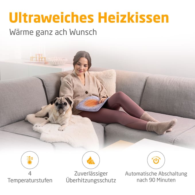 Medisana HP 518 Verwarmingskussen Paars