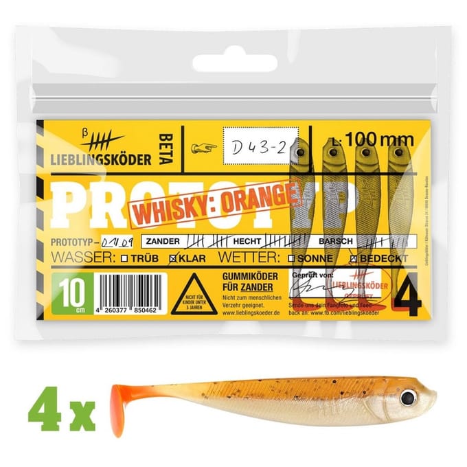 Lieblingsköder Shad 12,5cm Whisky Orange 12.5cm Whisky Orange - PROMO