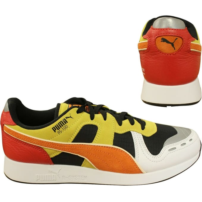 Puma RS-100 x Roland Leather Suede Lace Up Herentrainers 368405 01 B124E