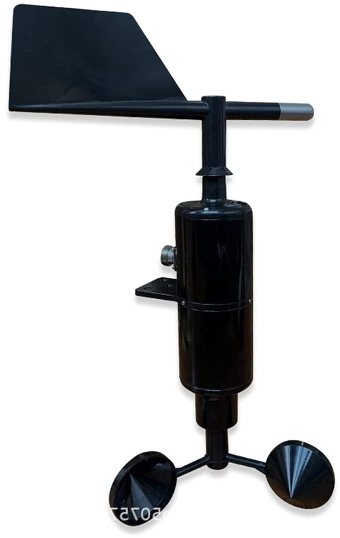 Weerstation Sensor - Windmeter Set - Weersvoorspelling Meten - Geïntegreerde Meting - 0-70 m/s - Grijs