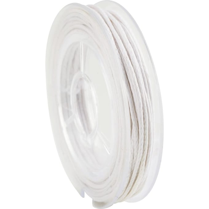 Imitatieleren Koord Wit 1mm x 5meter
