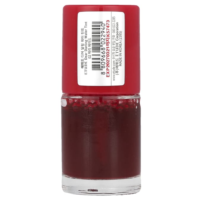 ETUDE, dear darling, encre à eau, cherry ade, 9g red
