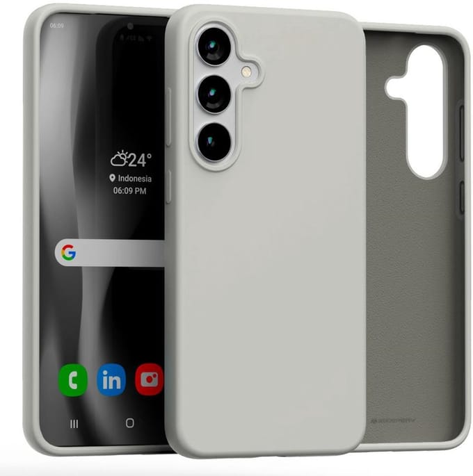 Mercury Serie - Siliconen Hoesje - Samsung Galaxy S25 Plus - Antislip - Elegant Ontwerp
