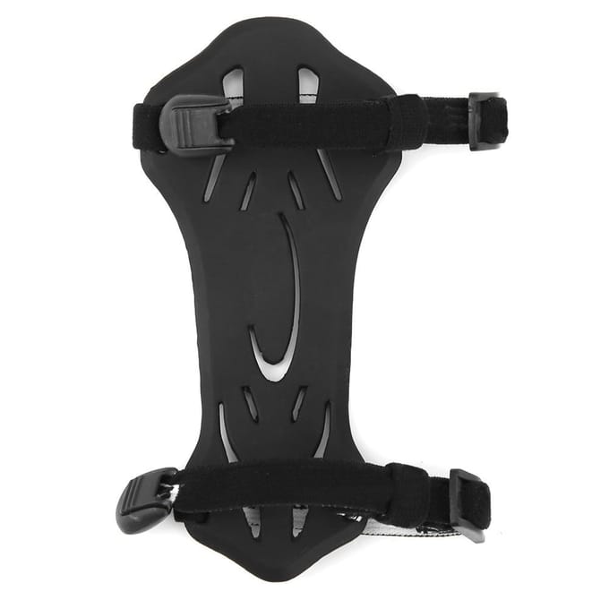 Boogschieten Armbeschermer Recurve Boog Compound Boog Competitie Universele Beschermingsuitrusting Zwart