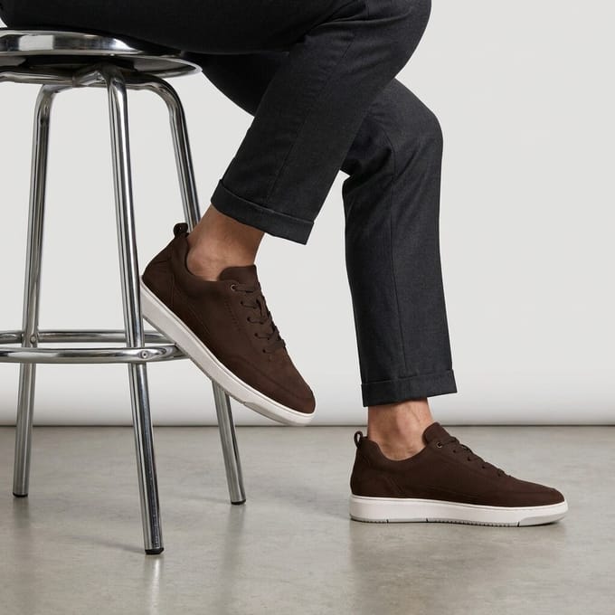 Cycleur de luxe Cycleur de Luxe VR12 Sneakers bruin Suede