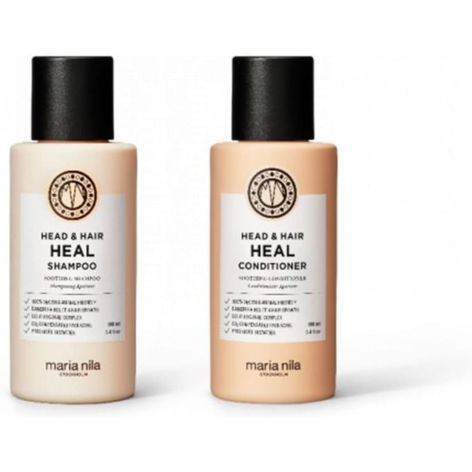 Maria Nila - Head & Hair Heal Travel Set (Shampoo 100ml + Conditioner 100ml)