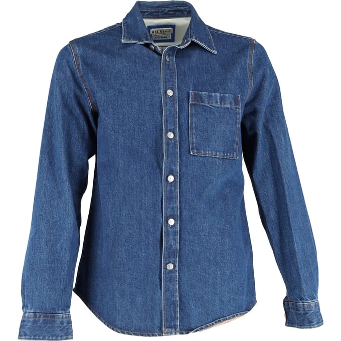 Acne Studios Blå Konst Denim Shirt in Blauw Katoen