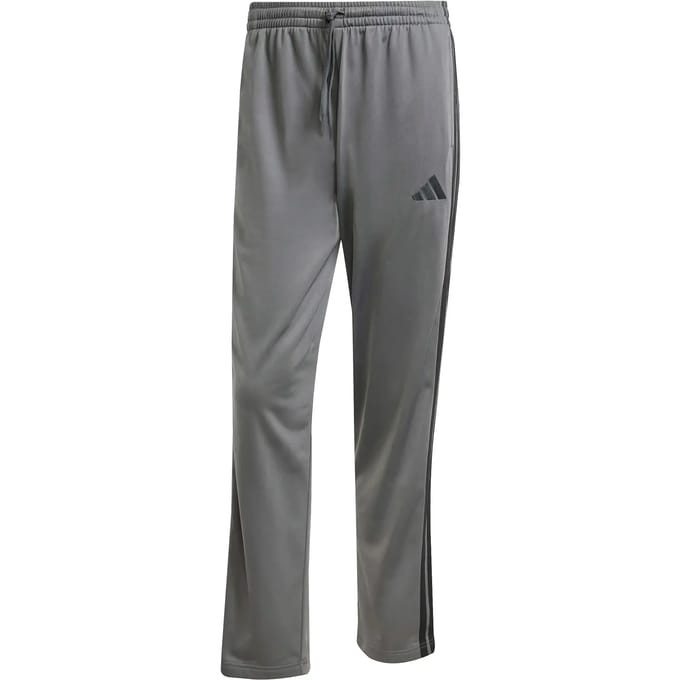 Adidas 3 Stripes Tricot Regular Fit Open Hem Track Trainingsbroek Grijs S / Regular Man