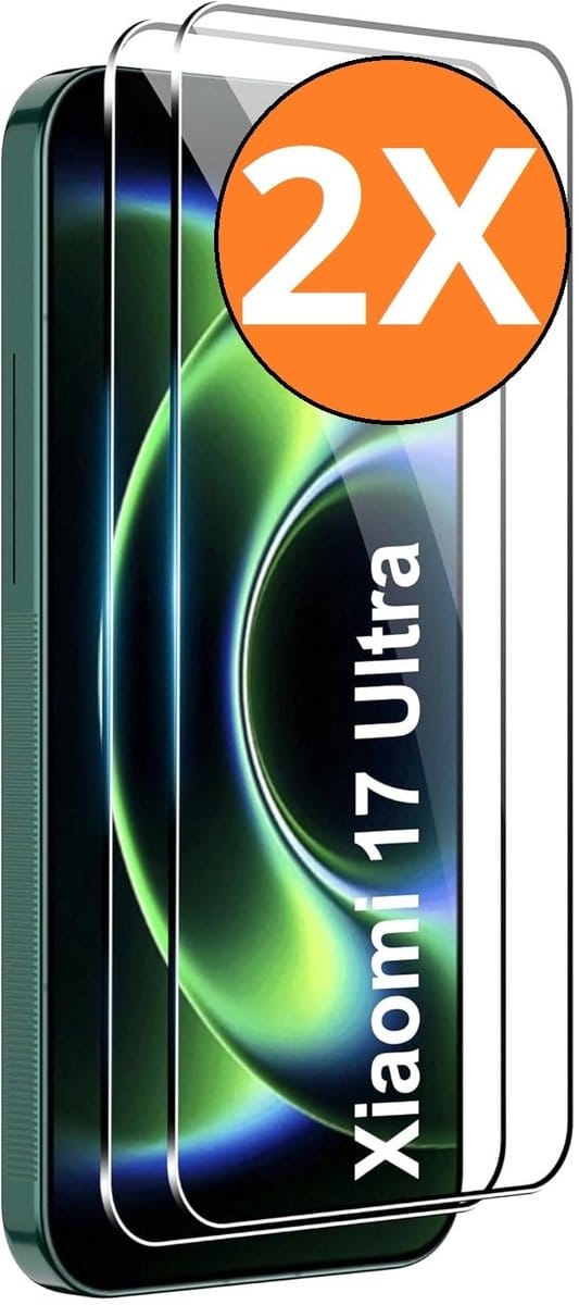 Screenprotector geschikt voor Xiaomi 17 Pro Max / Xiaomi 17 Ultra screenprotector - gehard Glas Tempered Glass - 2 Stuks