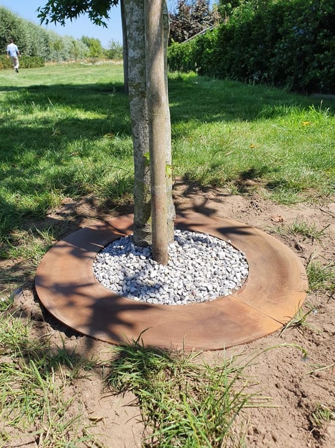 Boomring cortenstaal 75 cm | Per Stuk