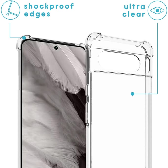 imoshion Hoesje - Geschikt voor Google Pixel 8 Pro - Backcover met koord - Rosé Goud