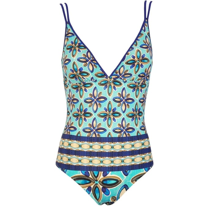 Eénpiece badpak met V-hals voor dames Red Point Gina