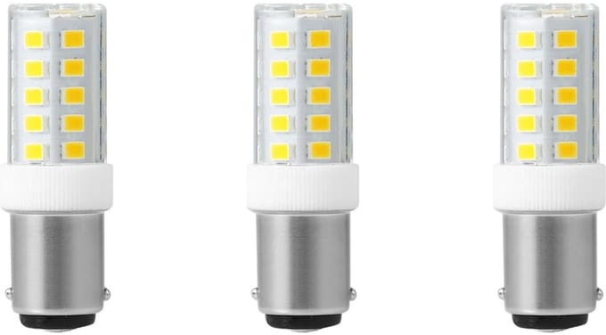 SPL Ba15d LED Lamp 3.5W - Neutraal Wit - 380lm - LED Buislamp T17 - 3 Stuks