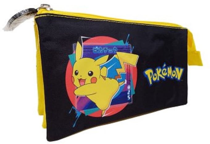 Pokemon - Etui - Pikachu - 3 vakken