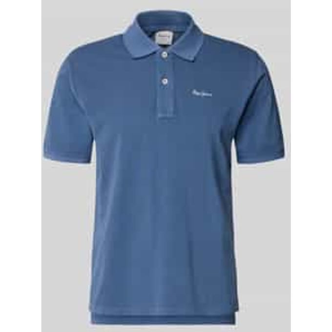 regular fit poloshirt van puur katoen model 'OSCAR'