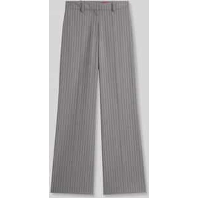 Regular fit broek met viscose, model 'Hasmina'