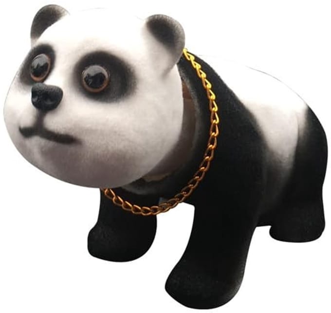 Dailygoods- Bobblehead Panda - Hars Dashboard Poppetje - Auto