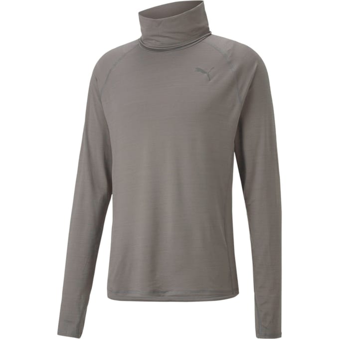 Puma Cloudspun High Neck Longsleeve Heren-Grijs