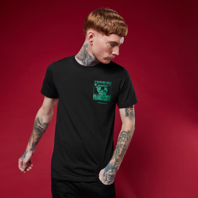Frankenstein t-shirt - Zwart - XXL