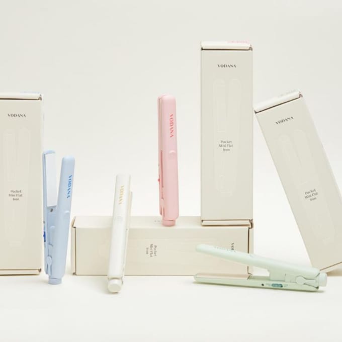 vodana - Pocket Mini Flat Iron - 4 Types Ivory Mood
