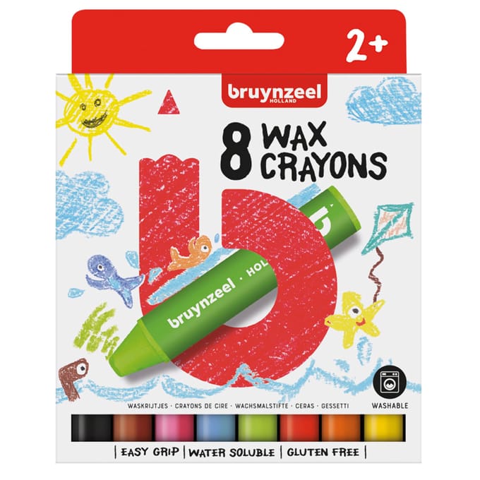 Waskrijt Bruynzeel Kids Pocoyo assorti 8 stuks