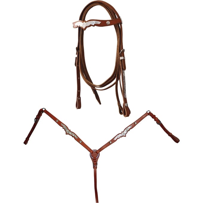 Paardrijbit + jachtband met teugels Lakota