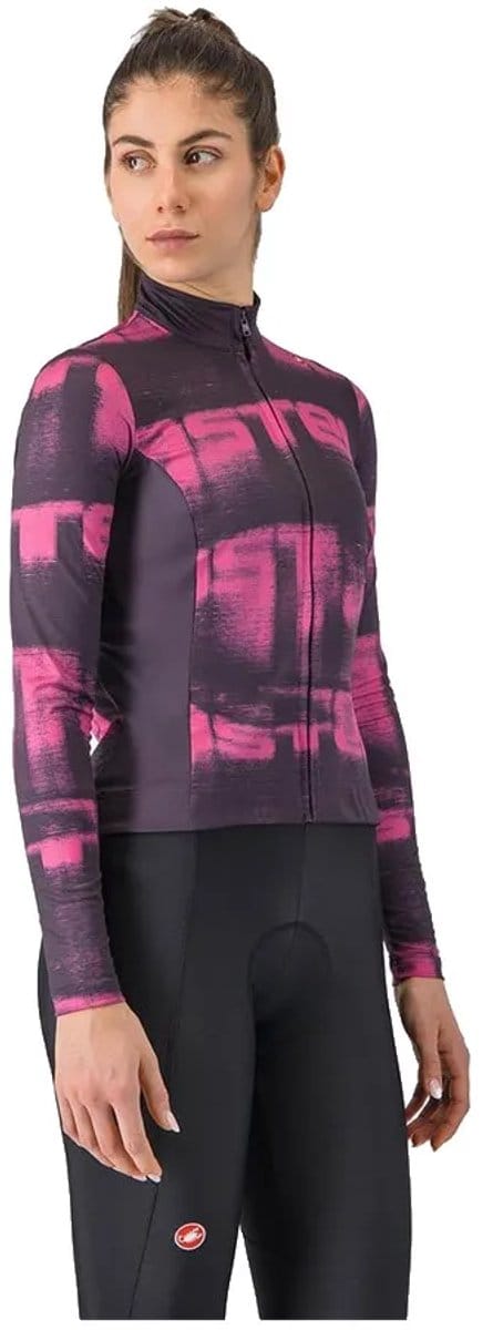 Castelli Blur Thermal Trui Met Lange Mouwen Paars S Vrouw