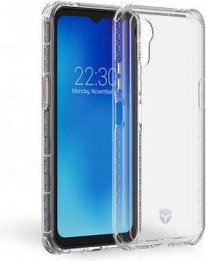 Force Case, Hoesje geschikt voor Galaxy X Cover 7 - Versterkt Tryax System met 3D Inserts, Transparant