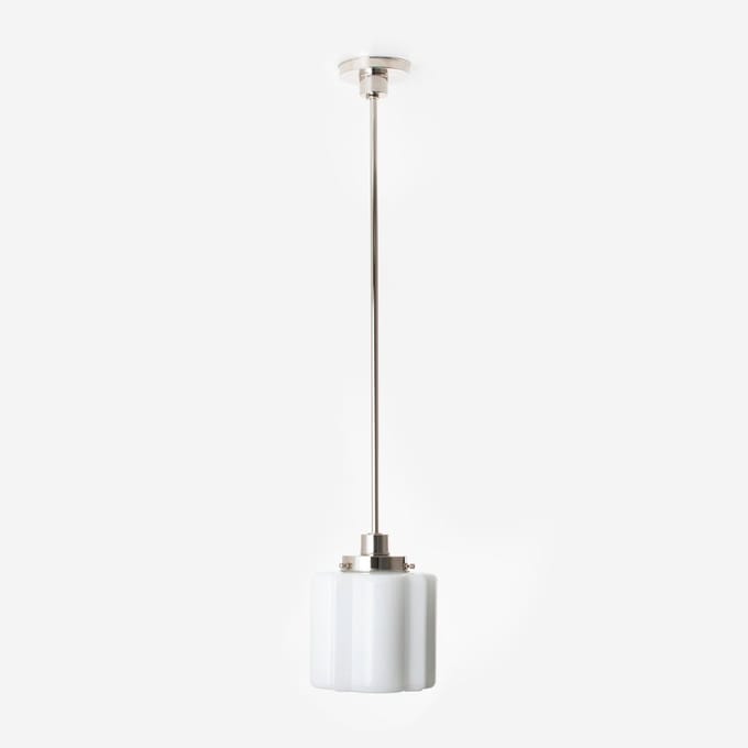 Hanglamp Kramer 20's Nikkel - Art Deco Trade