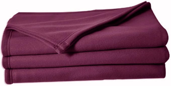 Luxe Fleece Deken Polyester 220x240 cm Pluizig en Warm